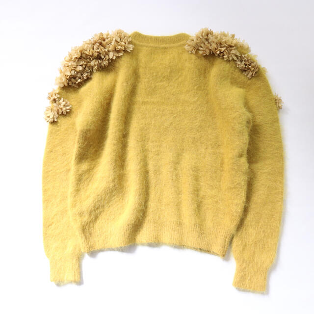 Ameri VINTAGE(アメリヴィンテージ)のAMERI ✨DENSE FLOWER KNIT アメリ アンゴラ混 ニット レディースのトップス(ニット/セーター)の商品写真