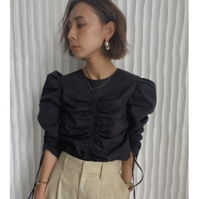 2WAY LADY FISHBONE MINI BLOUSE