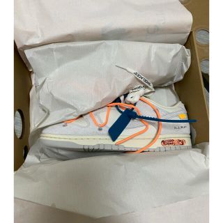 ナイキ(NIKE)のナイキ ダンク LOW オフホワイト LOT no.19(スニーカー)