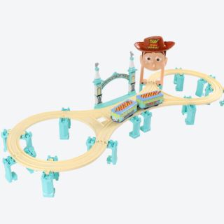 ディズニー(Disney)の【美品・訳あり】プラレール トイストーリーマニア★(電車のおもちゃ/車)