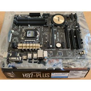 エイスース(ASUS)のASUA マザーボードH97-PLUS メモリカード4GB2枚(PCパーツ)