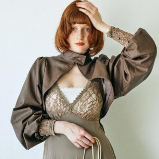 UNISEX S/M ラベルエチュード ジャケット 新品 ショートボレロ