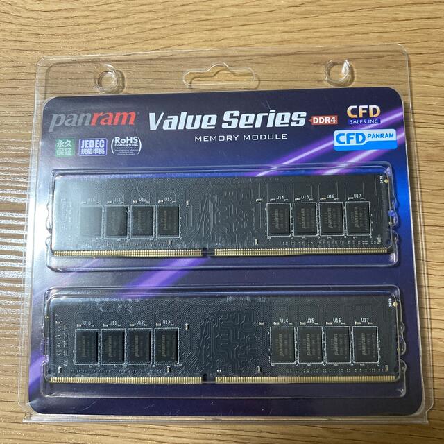 [11/17まで値下げ] CFD DDR4 PC4-25600 16GB x2枚