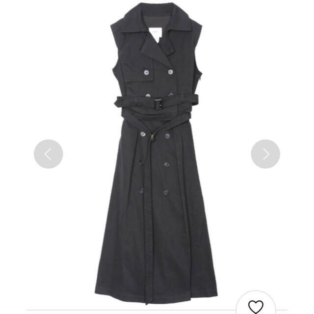 Ameri VINTAGE(アメリヴィンテージ)のアメリTRENCH LAYERED DRESS 期間限定値下げ レディースのワンピース(ロングワンピース/マキシワンピース)の商品写真