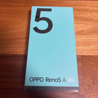 オッポ(OPPO)の 【新品未開封】OPPO Reno5 A 5G 6GB/128GB(スマートフォン本体)