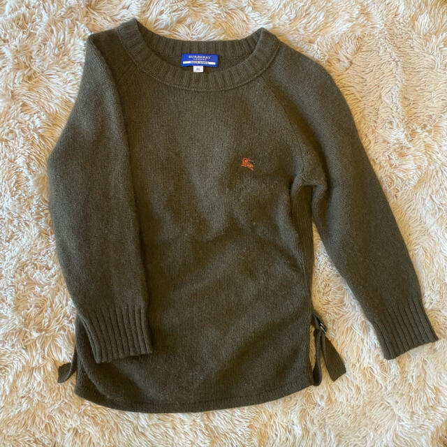 バーバリーブルーレーベル  カシミヤ ニット　ホースロゴ　刺繍　セーター
