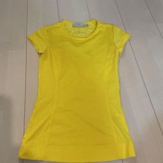 アディダスバイステラマッカートニー(adidas by Stella McCartney)のステラマッカートニー　アディダス　XS Tシャツ　イエロー　黄色(Tシャツ(半袖/袖なし))