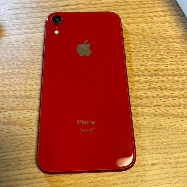 Apple(アップル)のiPhoneⅩR 128gb product Red docomoモデル スマホ/家電/カメラのスマートフォン/携帯電話(スマートフォン本体)の商品写真