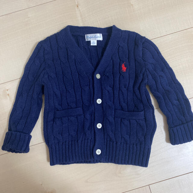 Ralph Lauren(ラルフローレン)のラルフローレン カーディガン　6M キッズ/ベビー/マタニティのベビー服(~85cm)(カーディガン/ボレロ)の商品写真