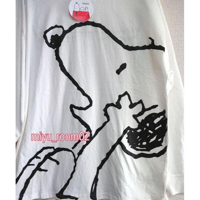 SNOOPY(スヌーピー)の【新品☆】スヌーピー ロンT(長袖シャツ)綿100％☆5L メンズのトップス(Tシャツ/カットソー(七分/長袖))の商品写真