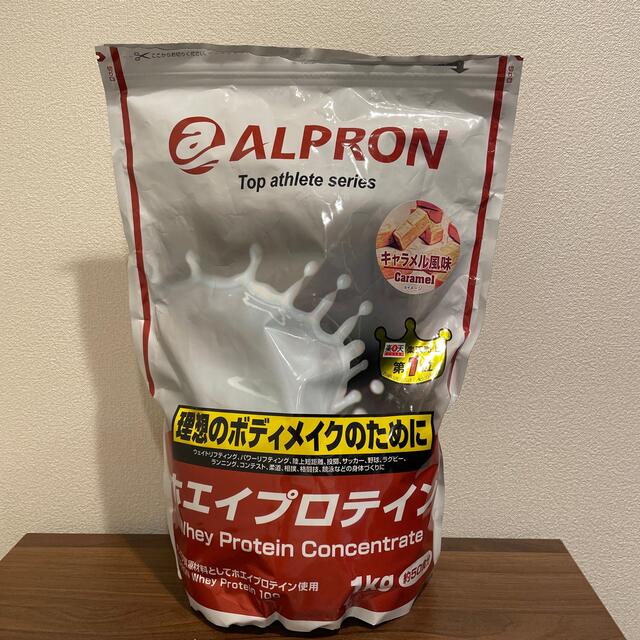 SAVAS(ザバス)のALPRON  ホエイプロテイン　キャラメル風味 食品/飲料/酒の健康食品(プロテイン)の商品写真