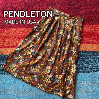 ペンドルトン(PENDLETON)のvintage PENDLETON ペンドルトン レーヨンスカート USA(ロングスカート)