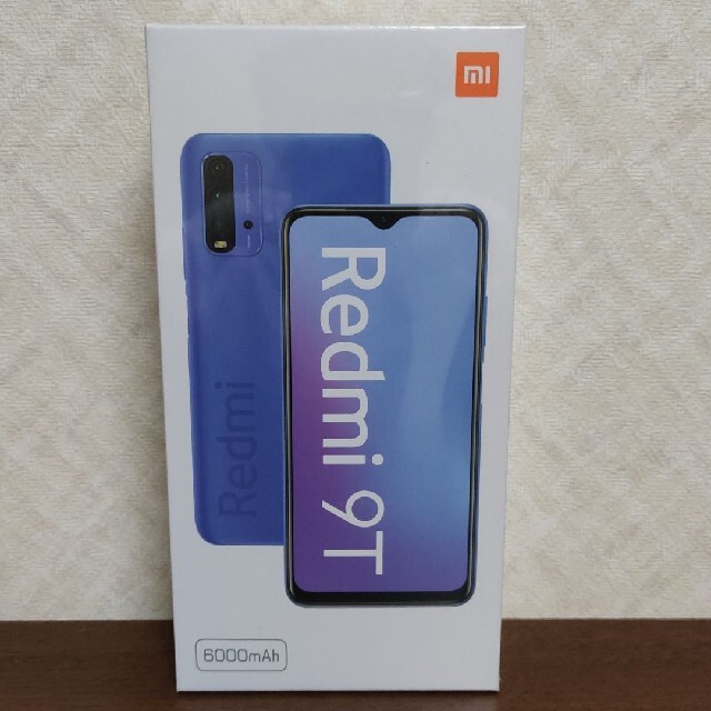 【新品未開封品】Xiaomi Redmi 9T 64GB カーボングレー スマホ/家電/カメラのスマートフォン/携帯電話(携帯電話本体)の商品写真