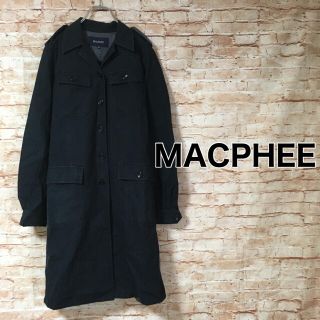 マカフィー(MACPHEE)のマカフィー MACPHEE コート ロング チェスター ステンカラー デニム生地(チェスターコート)