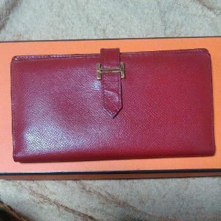 エルメス(Hermes)の【美品】HERMESベアンスフレ(長財布)