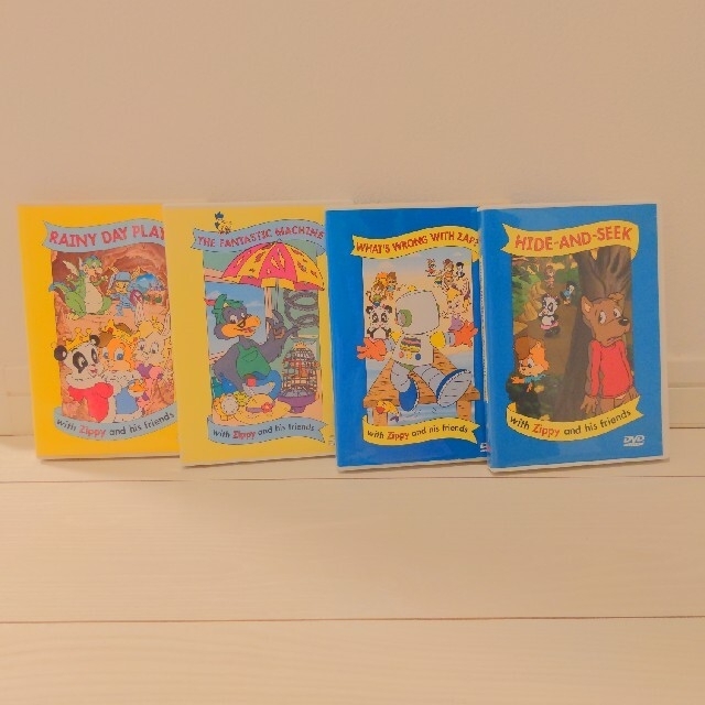 Disney(ディズニー)の【値下げ】DWE　Zippy　DVD4枚セット エンタメ/ホビーのCD(キッズ/ファミリー)の商品写真