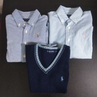 ポロラルフローレン(POLO RALPH LAUREN)のラルフローレンRALPHLAUREN シャツ·ベスト3点 110cm(Tシャツ/カットソー)