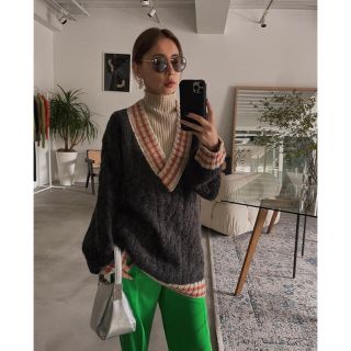 アメリヴィンテージ(Ameri VINTAGE)の【正規品】Ameri SOFT CABLE TILDEN KNIT TOP(ニット/セーター)