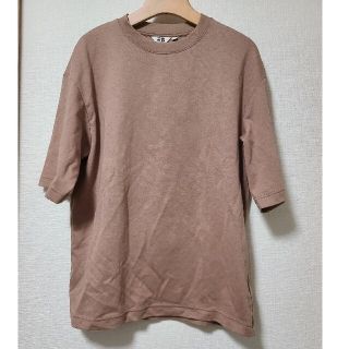 ユニクロ(UNIQLO)のユニクロユー　エアリズムコットンオーバーサイズTシャツ(Tシャツ(半袖/袖なし))