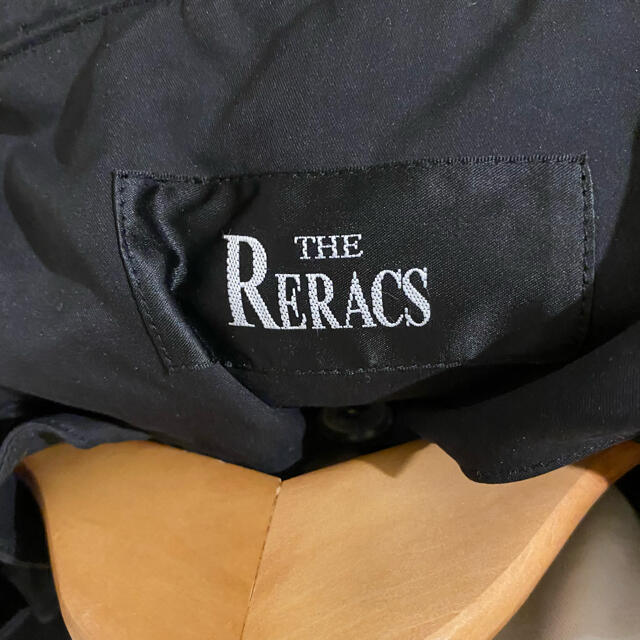 L'Appartement DEUXIEME CLASSE(アパルトモンドゥーズィエムクラス)のTHE RERACS  ザ ・リラクス　モッズコート　ロング　ブラック　３6 レディースのジャケット/アウター(モッズコート)の商品写真