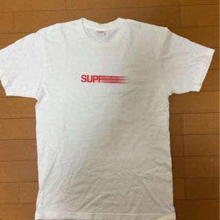 シュプリーム(Supreme)のm supreme motion logo tee white(Tシャツ/カットソー(半袖/袖なし))