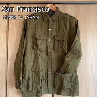 ハリウッドランチマーケット(HOLLYWOOD RANCH MARKET)のSan Francisco サンフランシスコ ミリタリー シャツ 日本製(シャツ)