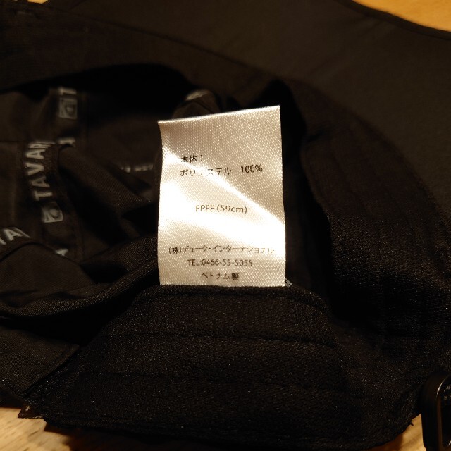 TAVARUA タバルア TM1012サーフキャップ ブラック メンズの帽子(キャップ)の商品写真