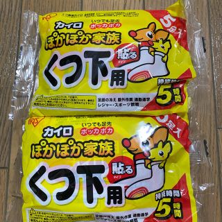 アイリスオーヤマ(アイリスオーヤマ)のくつ下用ホッカイロ 2セット(日用品/生活雑貨)