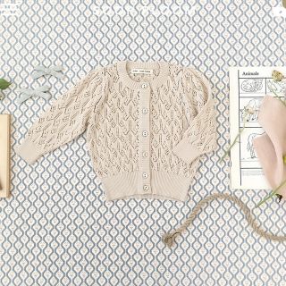 キャラメルベビー&チャイルド(Caramel baby&child )のsoor ploom Rose cardigan 8y(カーディガン)