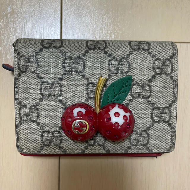 Gucci(グッチ)のGUCCI 二つ折り財布 さくらんぼ メンズのファッション小物(折り財布)の商品写真