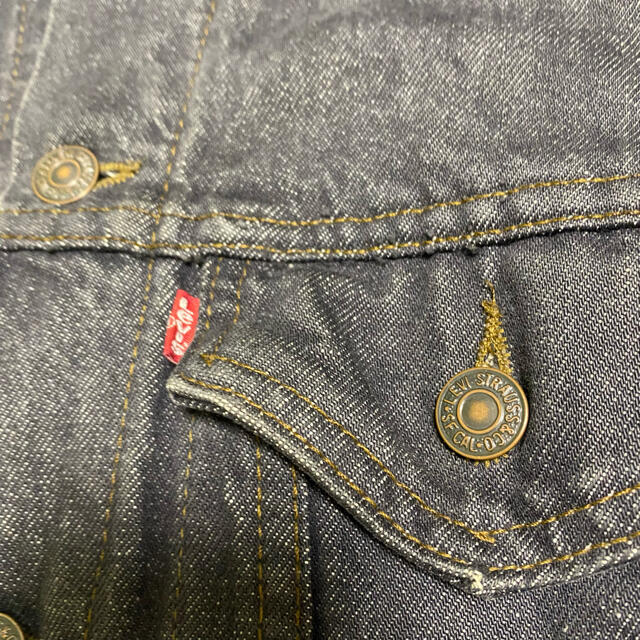 Levi's(リーバイス)の希少！LEVIS USA製  70506 先染め黒 36 デニム Gジャン　 メンズのジャケット/アウター(Gジャン/デニムジャケット)の商品写真