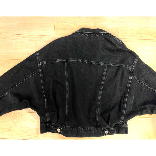 ZARA - ZARA ブラックデニム オーバーサイズ Gジャンの通販 by ZARA - ZARA ブラックデニム オーバーサイズ Gジャンの通販 by
