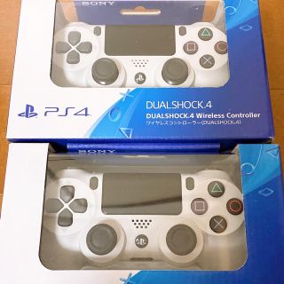 DUALSHOCK4 ホワイト2個セット！新品・未使用品！(その他)