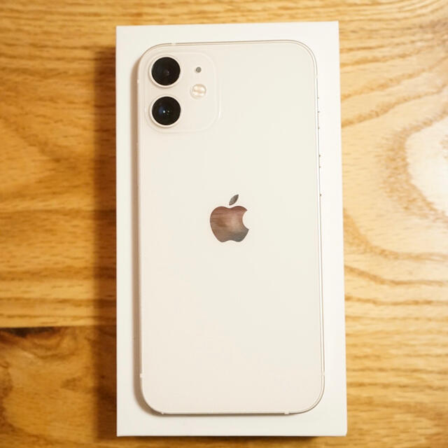 iPhone12 mini ホワイト 128 SIMフリー ガラスフィルム付きスマホ/家電/カメラ