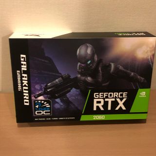 玄人志向 GALAKURO GeForce RTX 2060搭載グラボ(PCパーツ)