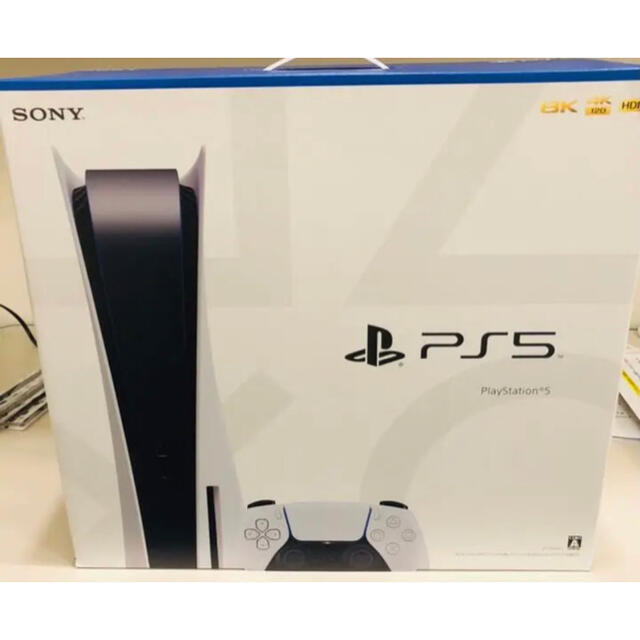 PlayStation(プレイステーション)のプレステ5 PlayStation5 本体 通常版 プレステ　ソニー　新品未使用 エンタメ/ホビーのゲームソフト/ゲーム機本体(家庭用ゲーム機本体)の商品写真