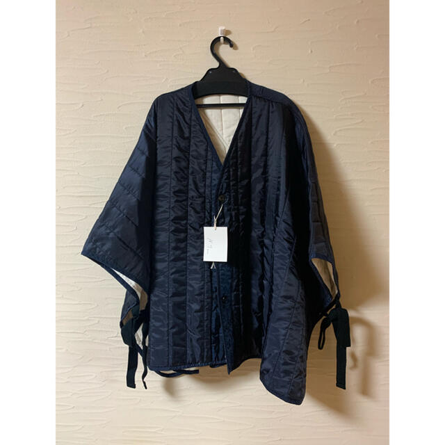 逆輸入 【新品】ANCELLM PONCHO OVER QUILTING 21AW - ポンチョ