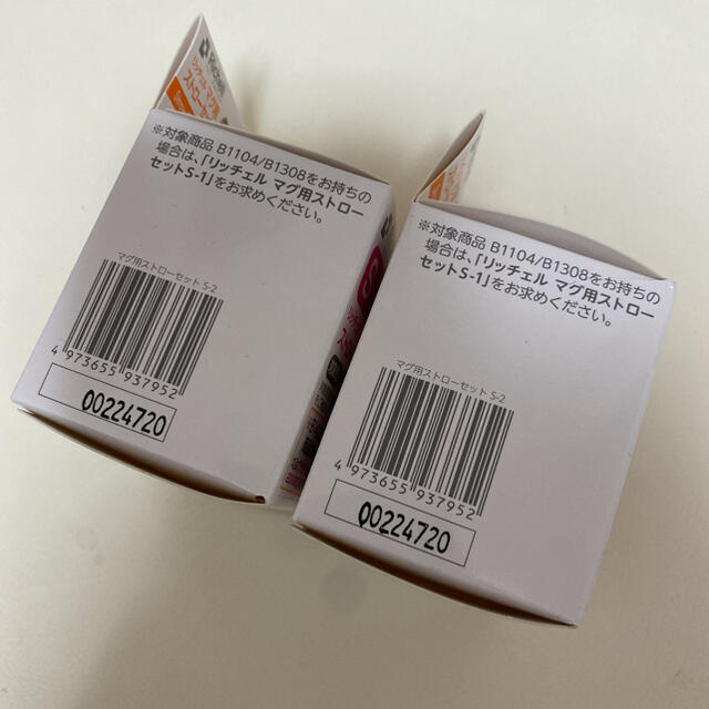 リッチェルマグ用ストローセット　B1435 キッズ/ベビー/マタニティの授乳/お食事用品(マグカップ)の商品写真