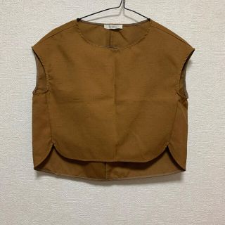 emmi atelier パイピングノースリーブブラウス