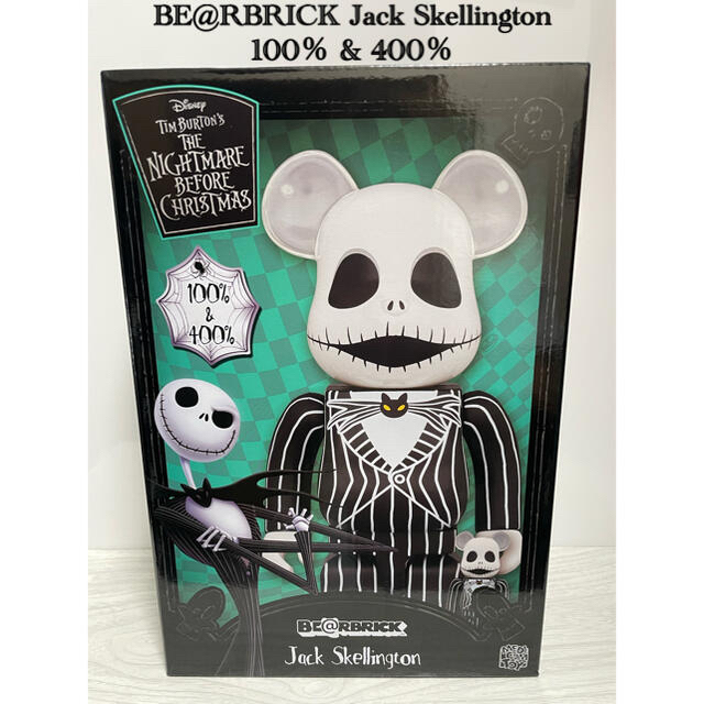 BE@RBRICK Jack Skellington 100％ & 400％エンタメ/ホビー