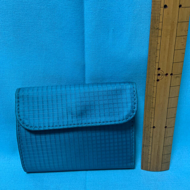 MUJI (無印良品)(ムジルシリョウヒン)の無印良品　ウォレット　ブルー　財布　コンパクト レディースのファッション小物(財布)の商品写真