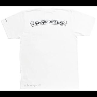 クロムハーツ(Chrome Hearts)のクロムハーツ Chrome Hearts Tシャツ ロゴ 黒 白(Tシャツ/カットソー(半袖/袖なし))