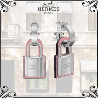 エルメス(Hermes)の【新品未使用】エルメス　オーケリー　ピアス　シルバー×ローズサクラ(ピアス)