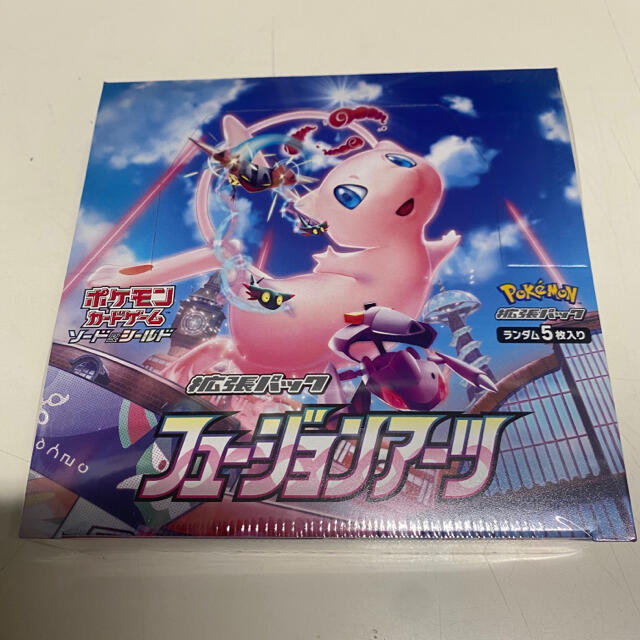 新品未開封 フュージョンアーツ 4BOX シュリンク付き ポケモンカード