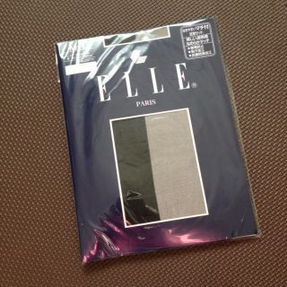 エル(ELLE)のELLE ブラックストッキング(タイツ/ストッキング)