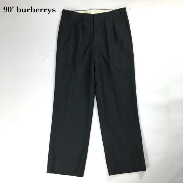 BURBERRY(バーバリー)の90年代　バーバリー  スラックス　スーツ　メンズ　古着　ヴィンテージ  パンツ メンズのパンツ(スラックス)の商品写真