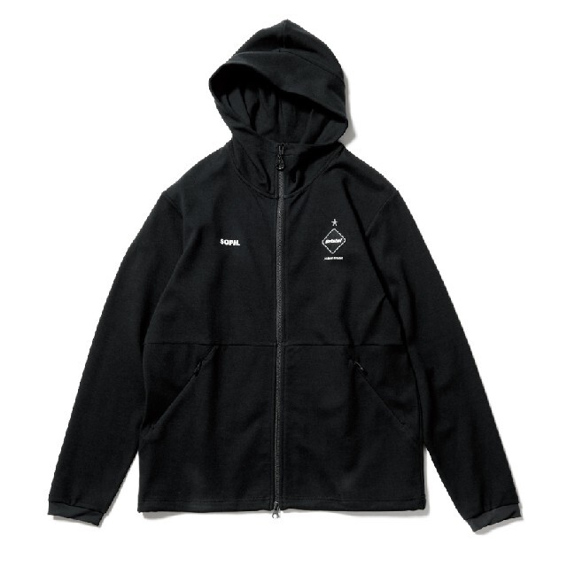 FCRB POLARTEC HOODIE パーカー ネイビー M