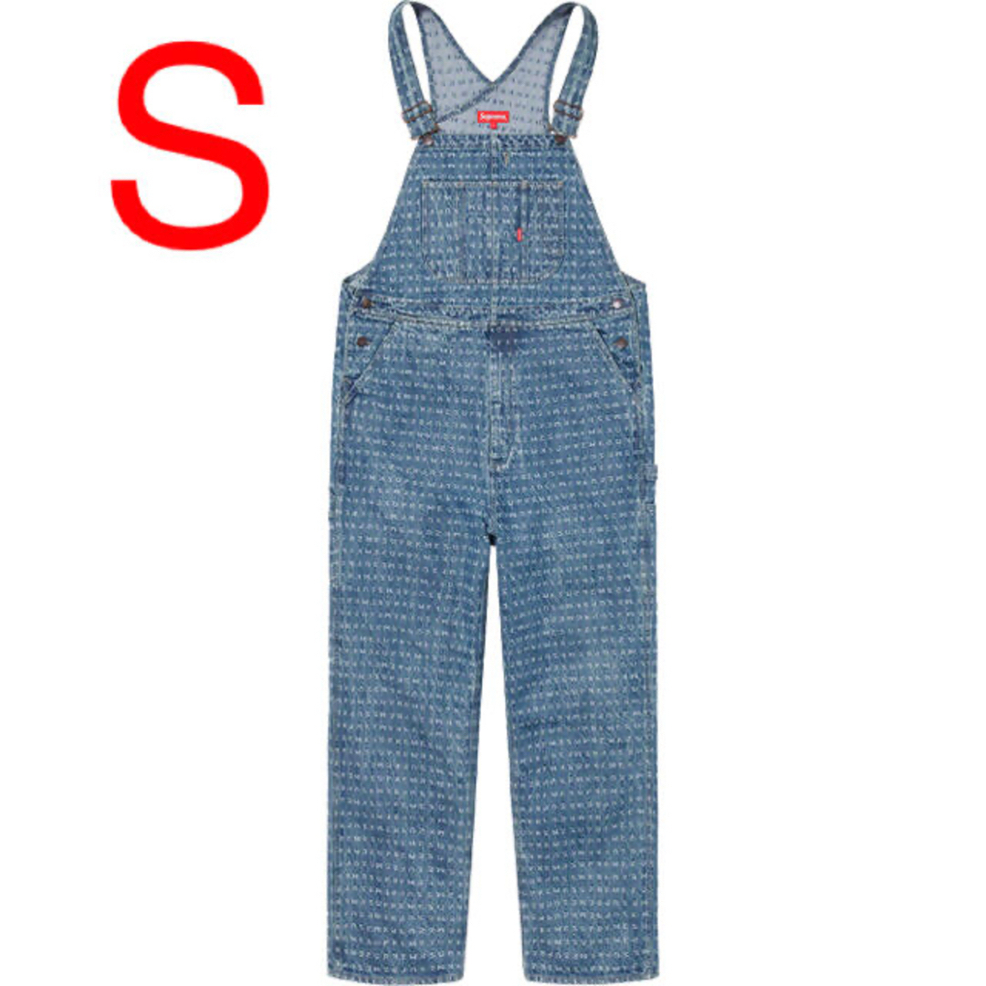 【S】Supreme Jacquard Logos Denim Overalls