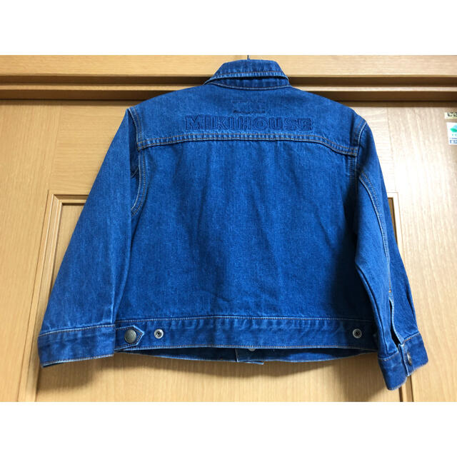 ミキハウス Gジャン デニム （100） キッズ/ベビー/マタニティのキッズ服男の子用(90cm~)(ジャケット/上着)の商品写真