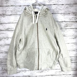 ポロラルフローレン(POLO RALPH LAUREN)のラルフローレン ジップパーカー　XL オーバーサイズ　ビッグシルエット　裏起毛(パーカー)